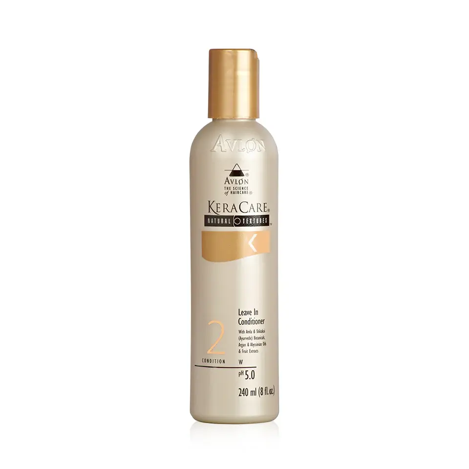 Keracare Leave In Conditioner with Argan Oil, Amla & Shikakai - Detangling Liquid to Seal Cuticles for Dry Hair, 8 oz, Natural Curls, Bouncy Curls, Single, Argan & Abyssinian Oils, Adults