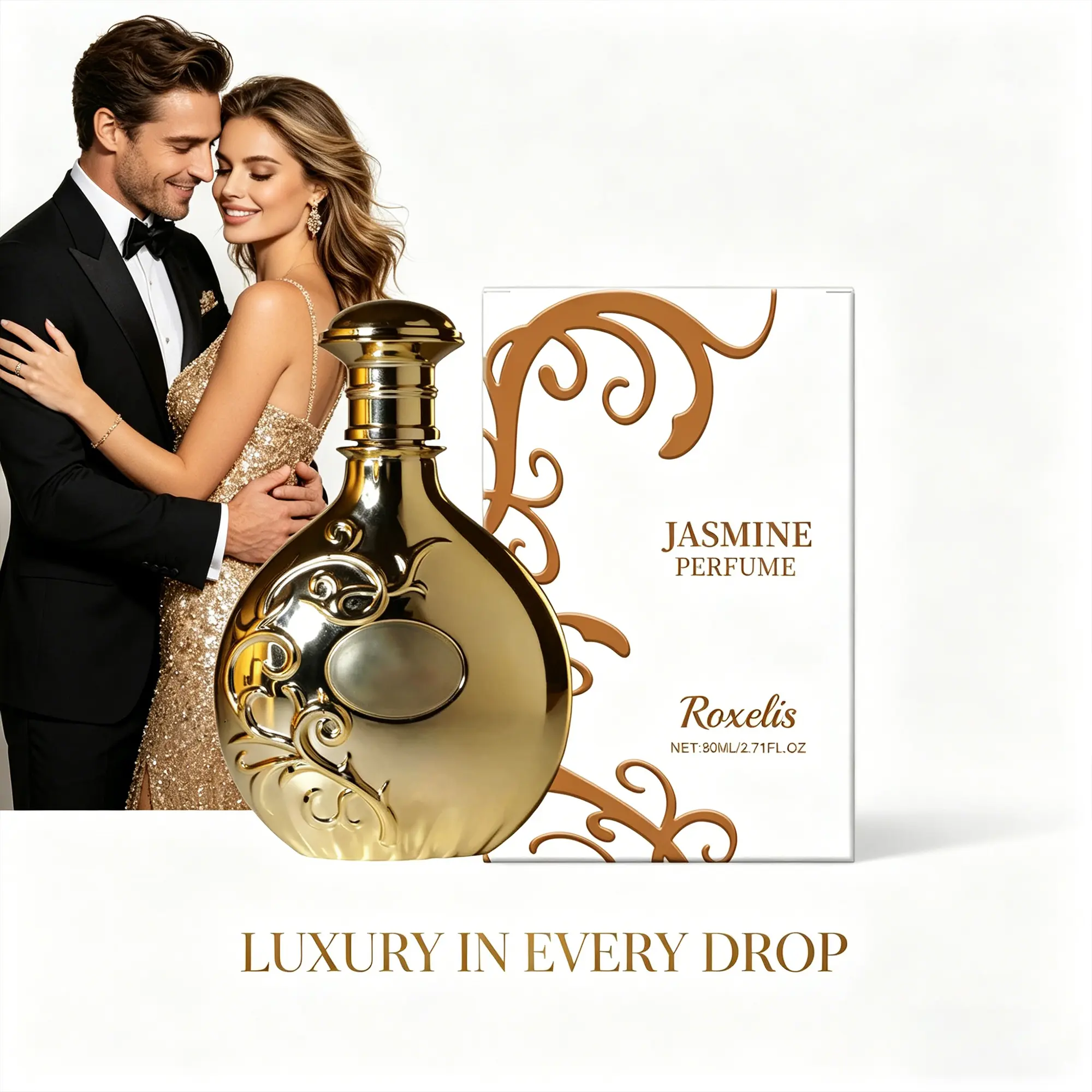 Women’s perfume, eau de toilette, 80 ml large size, fragrance, premium gift, refreshing perfume, long-lasting scent, jasmine fragrance, long-lasting perfume — the perfect gift for her
