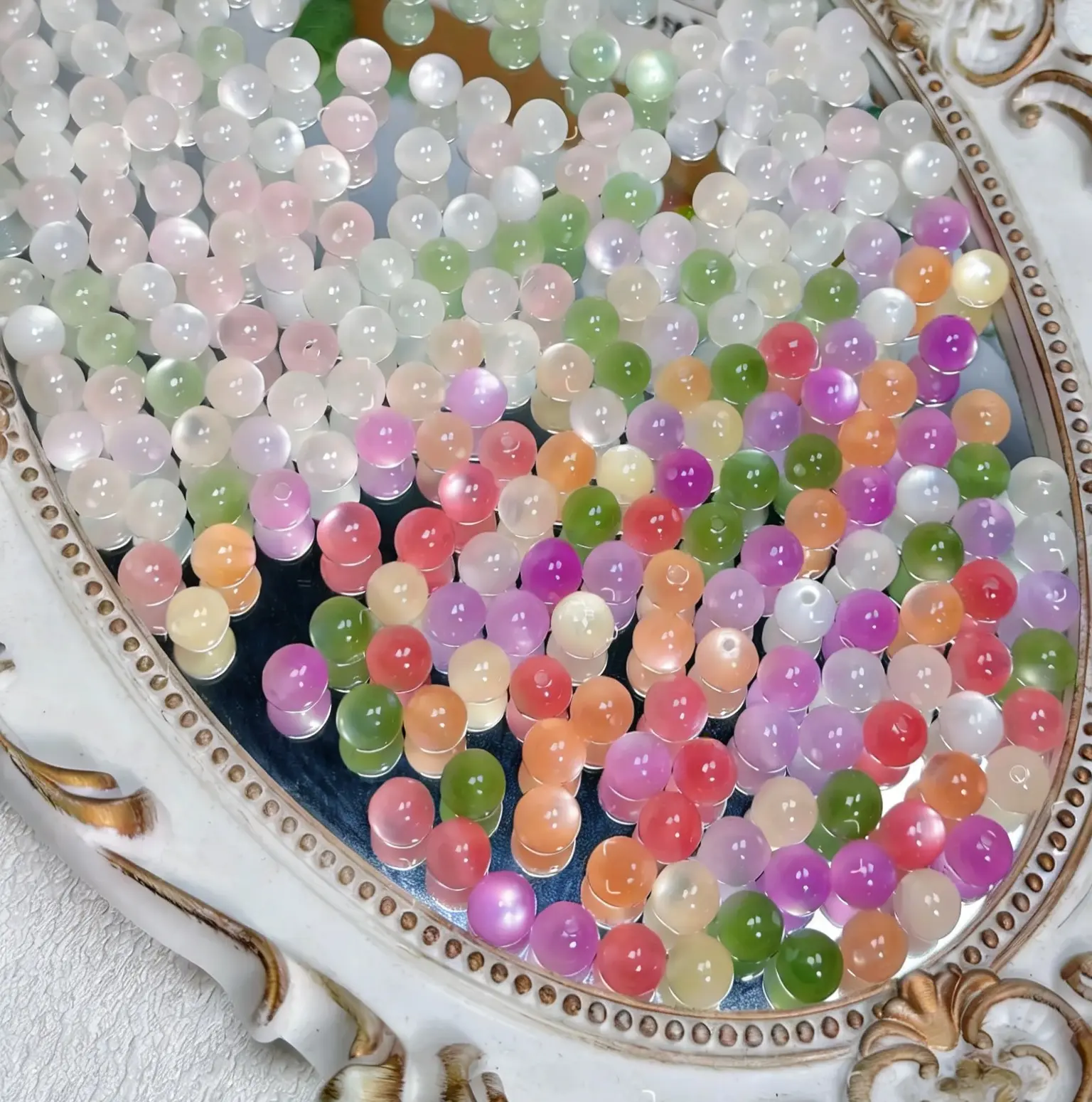 {CATEYE STYLE}  Color-YEllOW*100  UV Beads