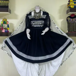 Black Afghani outfit 019