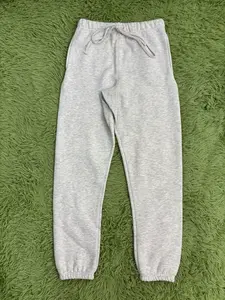 Men cuffed Sweatpants Gray Color Elastic Drawstring Waist with Side Pockets, Comfortable Casual Streetwear for Daily Outings, Gym and Everyday Wear