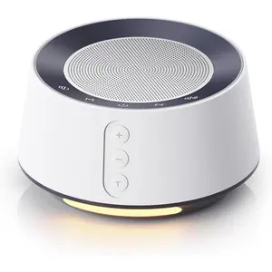 White Noise Sound Machine with 20 Soothing Sounds, 10 Colors Night Light, 5 Timers & Memory Feature, Sleep Machine for Home Office Travel Nursery Baby Kids Adults (White)