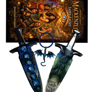 Mission Quest Mackenzlie Lost Light Novel, Dice Sword, Novel Story Book