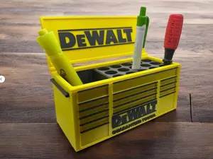 Dewalt Mini Tool Box Pen Storage Tool Box Organizer for Desk – Gift for dad