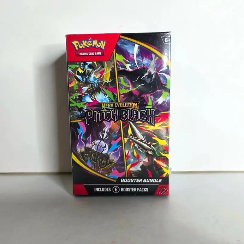 BOOSTER BUNDLE BOOSTER PACH 113 INCLUDES 6 Pokemon TCG ME05 Pitch Black Booster Bundle Sealed New