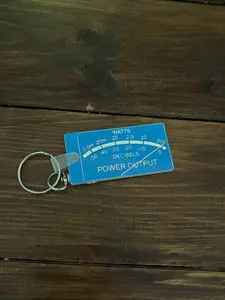 Stereo Meter Keychain