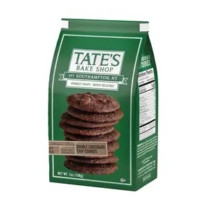 Tate's Bake Shop Double Chocolate Chip Cookies, 7 oz Snack Baked
