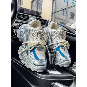 Men’s thick-soled dad sneakers—fashionable, comfortable, breathable casual shoes, perfect for outdoor walking, sports, and everyday wear.