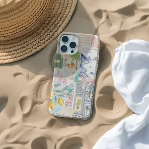 Coquetttee Italian Summer Collage Phone Case, Coastal Italy Phone Case, for iPhone 17 16 15 14 13 12 11 Pro Max Plus & Samsung Galaxy S26 S25 S24 S23 S22 Ultra