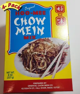 Hoo-Mee Chow Mein Mix - Oriental Chow Mein Co - 8 oz - 4 Pack - Prepared by Oriental Chow Mein Co