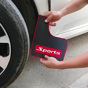 Mudguard, Splash Shield and Protector - Protection Against Mud and Sand Sputtering, Vehicle Safety Gear, Offroad Accessory, Car Accessories, Rugged Design, Matte Finish, Heavyduty Material, Bumper Guard, Adventure Vehicles, Outdoor Explorers