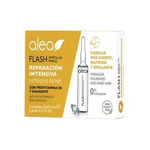 ALEA - Hydrating Hair Ampoules - Flash Ampoules - 3 x 15 ml - Intensely Nourishes Hair - Adds Strength and Resilience - Split End Repair - Prevents Breakage - Shinier Hair