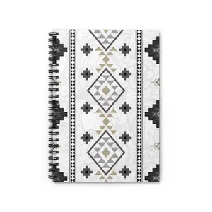 Gothic Western Notebook, Western Pattern, South Western, Spiral Notebook Ruled Line, Goal Journal, Dream Journal, Productivity Tracker