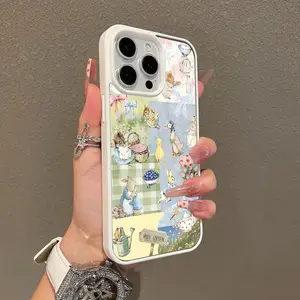Magnetic Compatible Case for iPhone 17 16 E Pro Max 15 Plus 14 13 12 11 XS XR, Peter Rabbit Cottagecore Aesthetic Print | Shockproof, Silicone, Lightweight, Scratch Resistant, and Trendy Protection