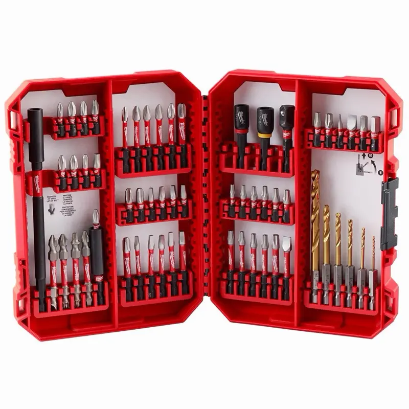 Milwaukee 60pc/P. impact bit set shockwave ultimate fit