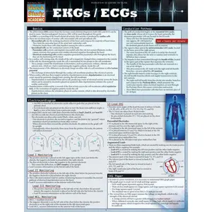 EKGs / ECGs QuickStudy Laminated Reference Guide (QuickStudy Academic) Pamphlet – May 31, 2012