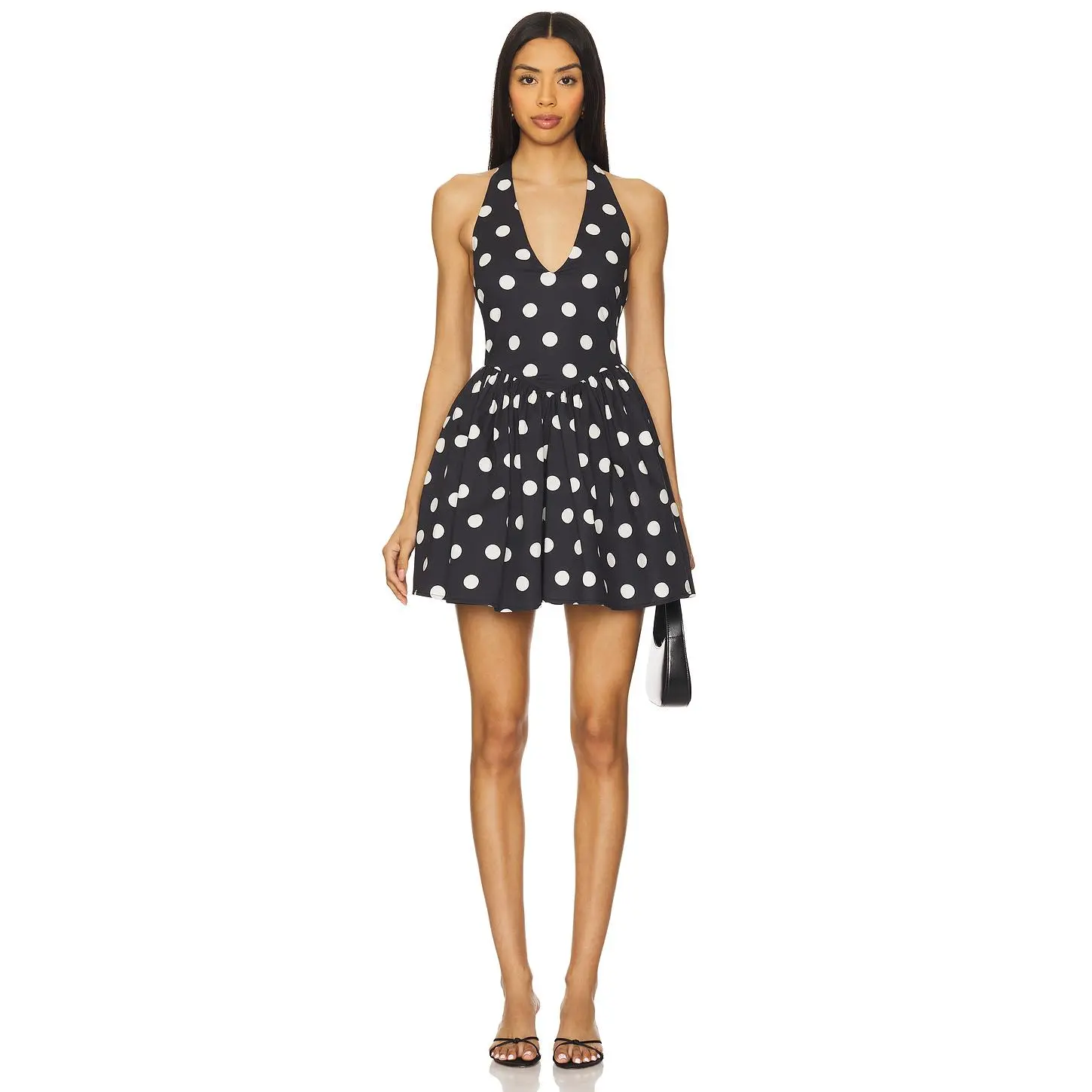 Lovers and Friends Deven Mini Dress in Black Polka Dot - TikTok Shop