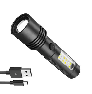 LED Flashlights 99000 Lumens Super Bright 6 Modes Waterproof Powerful Flash Light Multifunctional for Home Camping Hiking