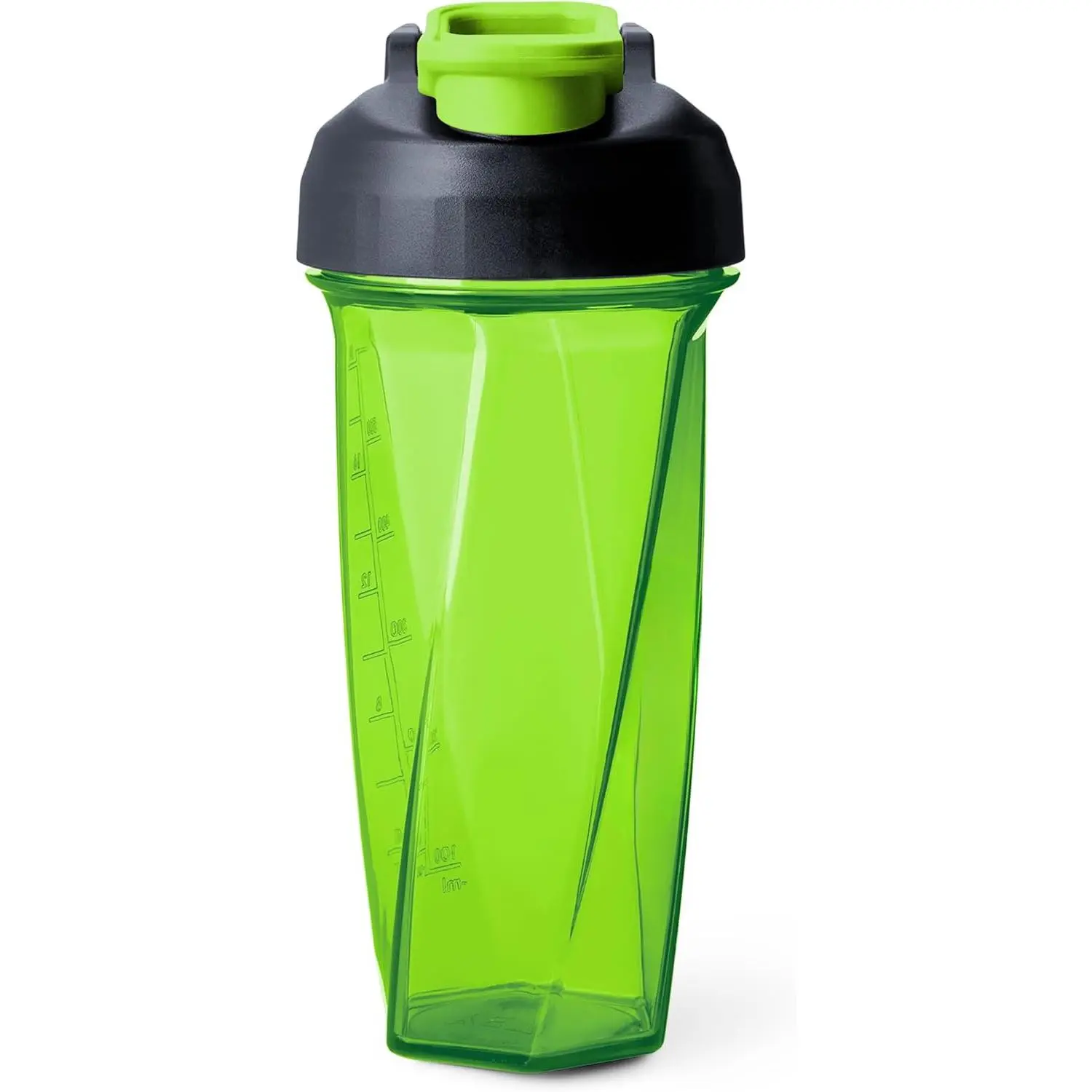Yonder Helimix Vortex Blender Shaker Bottle Holds up to 27oz |   No Blending Ball or Whisk |   USA Made |   Portable Pre Workout Whey Protein Drink Shaker Cup |   Dishwasher Safe, Venom