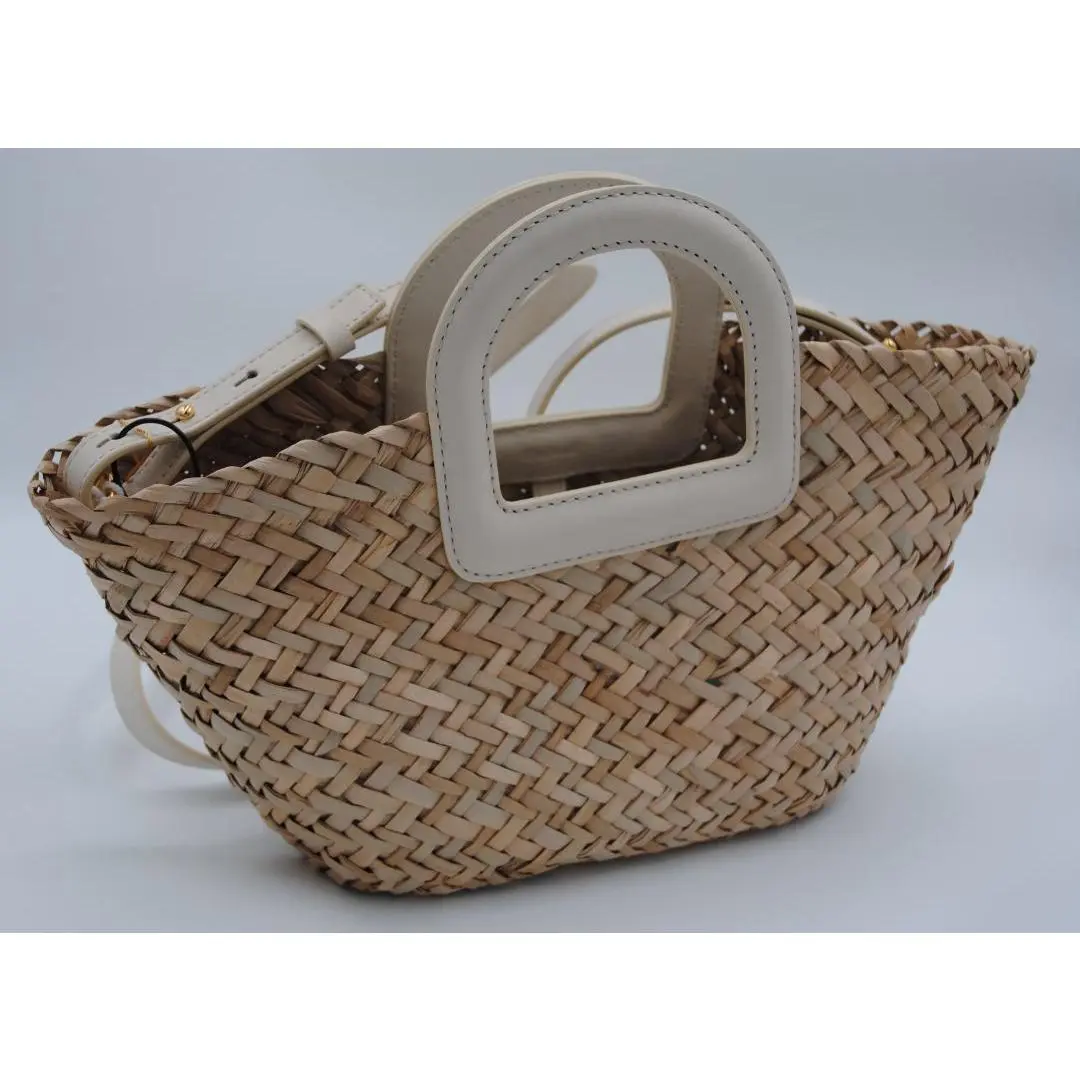Madewell Natural Woven Seagrass Mini Crossbody Bag