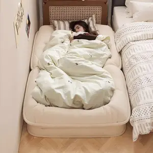 Human doghouse-style lazy sofa, suitable for lying and sleeping, single or double person tatami bedroom small sofa, dual-purpose foldable sofa bed