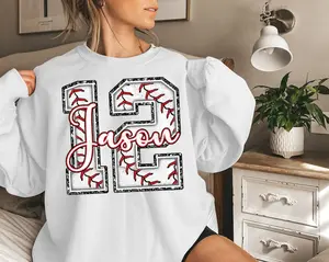 Personalized Baseball Mom Shirt, Custom Order Shirt, Gameday Baseball Shirt, Custom Baseball Shirt, Customized baseball