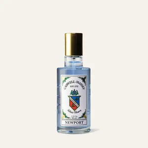 Caswell-Massey Newport Aftershave - 3 oz Refreshing Green Fragrance with Bergamot Mandarin & Lemon Notes for Men