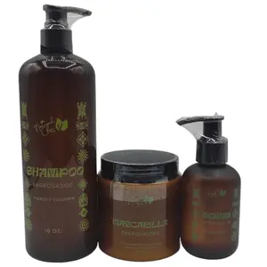 NATURAL CHIC - THICKENING HAIR CARE KIT WITH SHAMPOO MASK & MOROCCAN SERUM