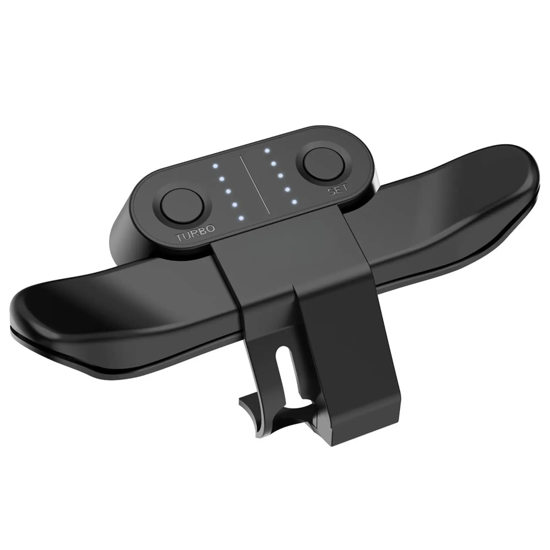 PS4 Controller Back Button Attachment, Lightweight Video Game Accessory (Fits 80% of PS4 Controllers) with Turbo, Memory Functions & Plug-and-Play Back Paddles for All Skill Levels