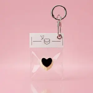 Mini Heart Pudding Squishy Pendant - [Squishy Lab]