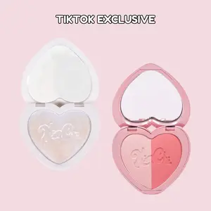 Festival Bestie Bundle - Pearl Shimmer Iridescent Highlighter and Blush Powder Duo