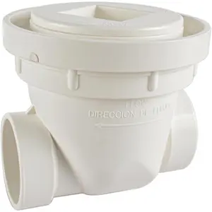 PVC Backwater Valve, (1-1/2 Inch)