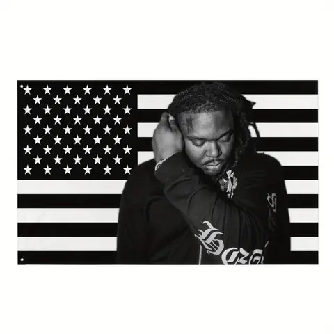 Tapestry  LUCKI Rapper American Flag Tapestry, 3x5ft Polyester Banner, Easy Hang, Durable, Ideal for Man Caves, Dorm Decor, Outdoor Parties, No Electricity Needed, Perfect Gift for Men & Women