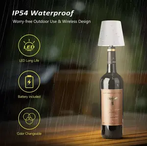 Sensor Light,2026 New 3 ColorRechargeable Wine Bottle Lights for Bars Res Restaurants