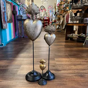 Multi-purpose Sacred Heart Standing Box for Decor and Ornament Storage