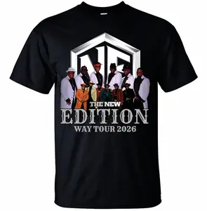 New Edition Way Tour 2026 Vintage R&B Concert Graphic Shirt New Edition Music Fan Tee Retro RnB Legends Tour Shirt Music Lover Gift