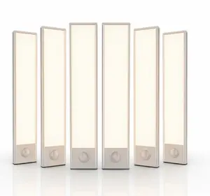 Human motion sensor cabinet LED light, USB rechargeable LED night light, dimmable LED wall light, modern minimalist night light for indoor kitchens and corridors,summervibes