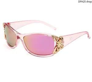Polarized Sports Sunglasses With Wrap Around Butterfly Design, UV400 Full Ray Blocking Eyewear For Fishing, Driving, Cycling And Daily Outdoor Activities, Lightweight Comfortable Eye Protection Goggles For All Seasons