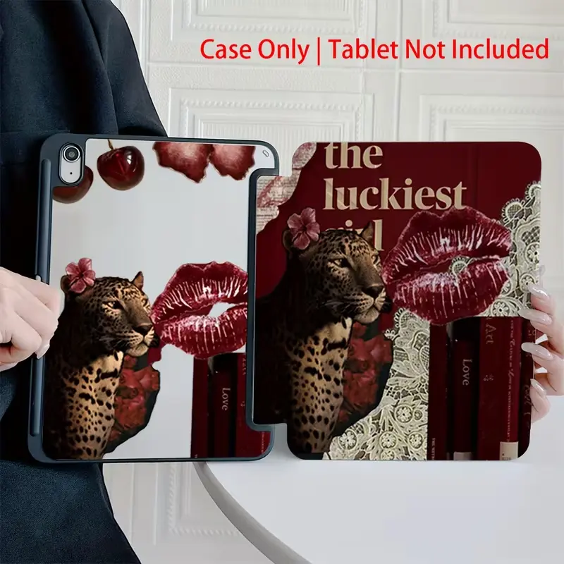 Suitable for iPad protective case, smart protective case, suitable for iPad Air 6, Air 5, 4, as well as iPad 10 (10.9 inches) - compatible with Apple iPad Pro 2024, perfect for busy meetings, travel, and comfortable family leisure time