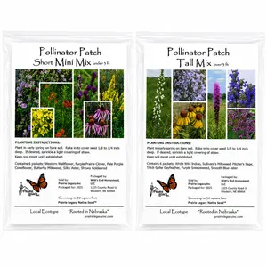 Pollinator Wildflower Bundle | Tall & Short Mini Mixes | Prairie Legacy Inc.