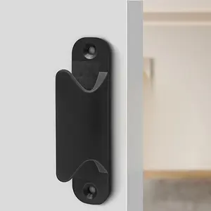 4-Piece Self-Adhesive Modern Door Handles, No Drilling, Ergonomic Plastic Pull Handles for Wardrobe, Sliding Doors, Kitchen Cabinets, /