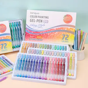 16/24/36/54/72 Color Glitter Gel Pen , Super Flash effec Gel Pens,Vivid Color Variety Sparkle Gel Pens for Coloring Books Drawing Doodling, 1.0mm Colored Gel Pens DIY Birthday Cards