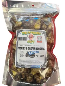 Cookies and Cream Puffcorn - Made with Real Oreos and Puff Corn