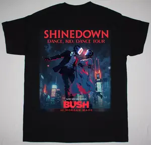 NEW Shinedown Dance, Kid, Dance Tour 2025 Black All Size T-Shirt, Unisex Tops Trending Tops Trending Menswear Underwear Outdoor Round Neck Crewneck Shortsleeve