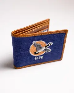 Smathers & Branson Needlepoint Bi-fold Wallet