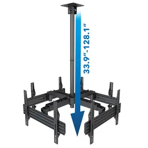 Quad TV Display Ceiling Mount