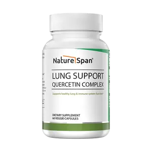 NatureSpan Quercetin & Citrus Bioflavonoids, Lung Health Protection, Antioxidant Activity, Immune Enhancement - 60 Capsules Pack