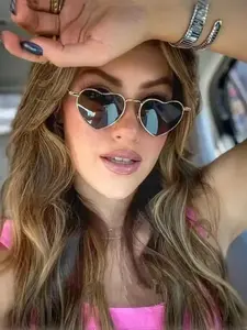 Heart-Shaped Cute Women's Fashion Glasses, Student Teenage Street Style Y2K Heart Glasses, 1pc Stylish Eyewear for Girls