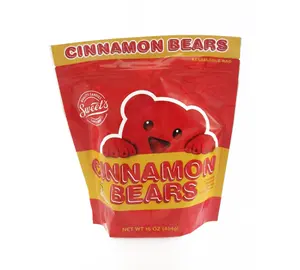 Sweet Candy Company Hot & Spicy Red Cinnamon Chewy Candies - Gluten-Free, Kosher, Made in the USA Snack for Kids - 16oz Resealable Bag
