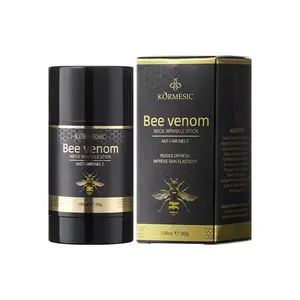 【Buy 2 Get 1 Free】Kormesic Bee Venom Extract Neck Moisturizer Stick - Hydrating Neck Cream with Fast Absorption, Non-Greasy Formula for Daily Skin Care, 30g